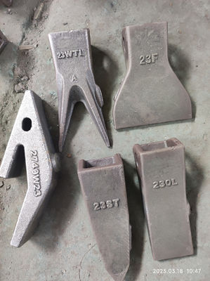 23F 23ST 230L 230ST 230CPE 23WTL Twin Tiger Tooth Bucket Assembly