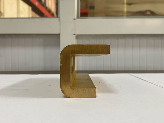 6G4525 6G4524 Fascia di usura in bronzo Larghezza personalizzata Sabbiatura