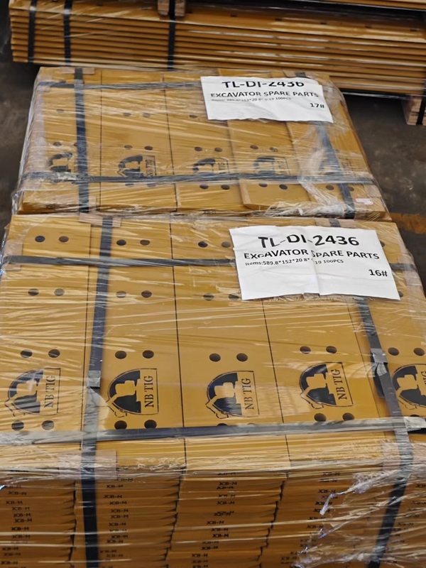 NB TIG Marca Materiale ad alto Mn JCB Blade Bottone posteriore