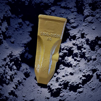 Fabbrica del marchio TIG Hyundai R225 Scavatore Bucket Teeth 61Q6-31310RC, Scavatore Tooth Point per Scavare