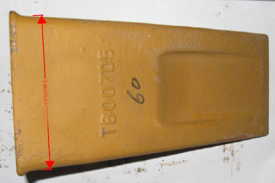 Denti del secchio della colata di marca di TIG per le punte del secchio dei denti del secchio del dente Tb00705 di Hitachi EX200 per la macchina di Hitachi
