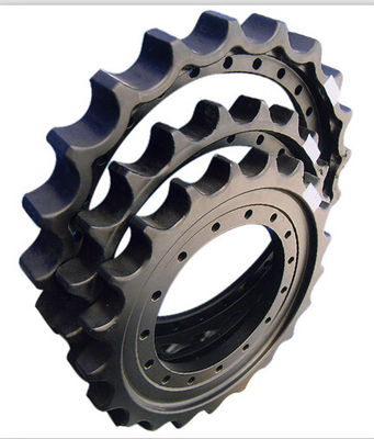 Parti nere di Sprocket Wheel Undercarriage dell'escavatore di colore